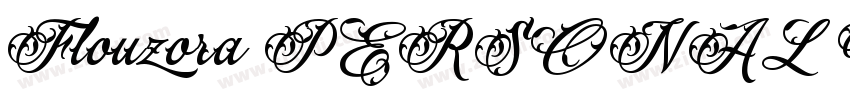 Flouzora PERSONAL USE ONLY!字体转换